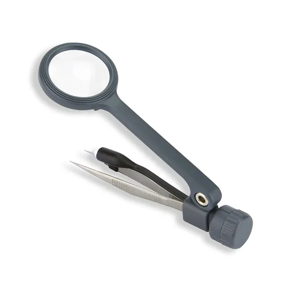 Carson Magnifying Ruler Order Carson MagniGrip MG-88 Magnifier with precision tweezers ...