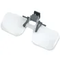 Carson 2x (+4.00 Dioptrie) Clip-On ir Flip-Up tiksliai darbams ir detalizuotiems užduotims