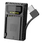 Nitecore UNK2 Compacte Dubbel Lader voor Nikon EN EL15 + USB