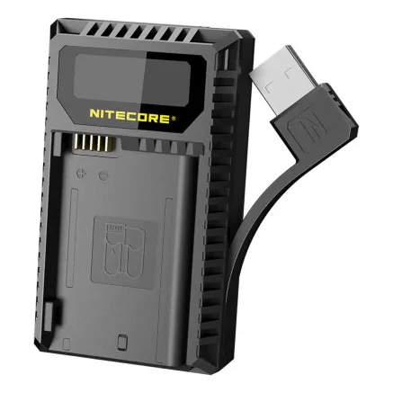 Nitecore UNK2 Compacte Dubbel Lader voor Nikon EN EL15 + USB
