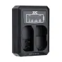JJC Nikon DCH-ENEL15 USB Dual Battery Charger, kompakti dviejų baterijų įkroviklis su USB prievadu ir išmaniaisiais įkrovimo indikatoriais