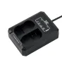 JJC DCH-ENEL15 USB dvigubo akumuliatorių įkroviklis Nikon EN-EL15 akumuliatoriams su USB įkrovimu ir dviem įkrovimo lizdais