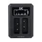 JJC Olympus DCH-BLS5 USB Dual Battery Charger - kompakti dviejų baterijų įkroviklis su USB prievadu ir baterijų būsenos indikatoriais