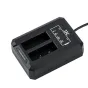 JJC DCH-BLS5 USB Dual Battery Charger - kompakti dvigubo akumuliatorių įkroviklis su dviem slotais ir USB prievadu