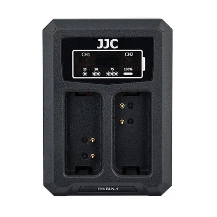 JJC Olympus DCH-BLN1 USB Dual Battery Charger (for Olympus BLN-1) DCH BLN1
