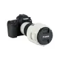 JJC ET-78B Canon saulės gaubtas EF 70-200mm F/4L USM II objektyvui - baltas gaubtas su Canon suderinamumu