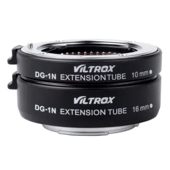 Viltrox DG-1N 10mm/16mm Automatinės prailginimo vamzdžiai Nikon 1 kameroms - Kompaktiški makrofotografijos priedai Viltrox DG-1N 10mm/16mm Automatinės prailginimo vamzdžiai Nikon 1 kameroms - Kompaktiški makrofotografijos priedai