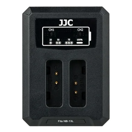 JJC Canon DCH-NB13L USB Dual BatteryCharger (for Canon NB-13L) DCH NB13L
