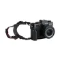 JJC HG-XT30 Metalinis kameros rokturis Fujifilm X-T30 - ergonomiškas aliuminio dizainas su tripodo tvirtinimu ir rankos diržu