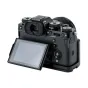JJC HG-XT3 Metal Hand Grip - Ergonomiškas aliuminio grips Fujifilm X-T3 kamerai, Arca Swiss suderinamas su trikojais ir prieiga prie akumuliatoriaus