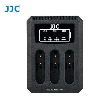 JJC Canon DCH-DB110 USB Dual BatteryCharger (for Ricoh DB-110/ Olympus) DCH 