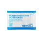 JJC GSP-LIPLAY optinio stiklo ekrano apsaugos paketas Fujifilm Instax mini LPLAY, hermetiškas mėlynos ir baltos spalvos paketas su daugiakalbe etikete, QR kodu ir įrenginių suderinamumo ikonėlėmis