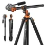 Video Tripods - K&F Concept T254A7 video tripod with FH-03 head KF09.137 - buy today in Master Foto store and with delivery Best choise selected by experts