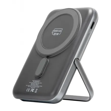 Power Bank Newell MS-10000 MagSafe 10000 mAh PD 20 W - gray