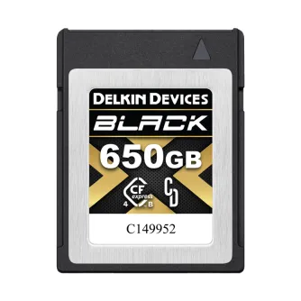 Memory Cards - DELKIN CFEXPRESS BLACK R3530/W3250 (4.0) 650GB DCFX4B650 - quick order from manufacturer