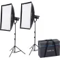 Monolight Style - NANLITE FS-150B BI-COLOUR 2 LIGHT KIT WITH STAND FS-150B 2KIT-S-LS-1 - quick order from manufacturer