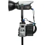 NANLITE FC-300B Bikolori LED šviesa su FC PowerController BT-BCS-48V3.5MM nešiojamai baterijų įkrovai ir valdymui