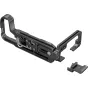 SmallRig 4523 L-formė montavimo plokštė Nikon Z 6III su trijų taškų fiksavimo sistema, 1/4"-20 varžtu, šaltu batų tvirtinimu ir Arca-Swiss greito atleidimo plokšte.