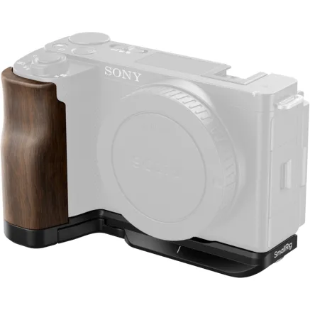 SMALLRIG 4864 L-SHAPE MOUNT PLATE WITH WOODEN HANDLE FOR SONY ZV-E10 II 4864