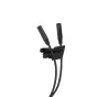 Deity Dual-Head W.Lav Pro mikrofono klipas su dviem 3.5 mm jungtimis stereo garso įrašymui, su užrakinimo mechanizmu ir reguliuojamu dizainu profesionaliam naudojimui.