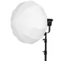 NANLITE Lantern-Softbox LT-65 su Bowens montu, užtikrinančiu minkštą ir vienodą apšvietimą fotografijoje ir filmavime