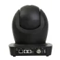 Galinis RGBlink VUE PTZ kameros su 12x optiniu priartinimu vaizdas, juodas korpusas, tally LED ir DC12V, LAN, RS232, RS485, 3G-SDI, HDMI bei USB prievadai ant tvirto pagrindo