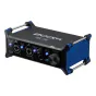 Zoom UAC-232 32-bit float saskarne su dviem XLR/TRS kombinuotais įėjimais, aukštos kokybės mikrofono priešstiprinikliais ir tiesioginio monitoringo valdymu studijiniam įrašymui