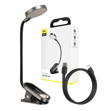 Baseus (DGRAD-0G) Comfort Reading Mini Clip Lamp (dark gray) DGRAD-0G