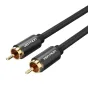 Discontinued - Cable Audio RCA Vention VAB-R09-B100 1m Black Metal VAB-R09-B100
