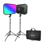 Kit Neewer RGB168 RGB LED, two lamps 60W 2500-8500K B09P4NDP1N
