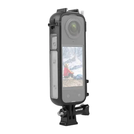 Plastic Protective Frame with Adapter Mount & Screw PULUZ for Insta360 X4 PU979B