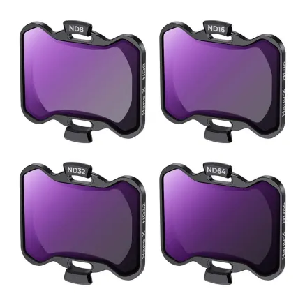 K&F DJI Avata2 4pcs Filter Kit (ND8+ND16+ND32+ND64) with 1pc cleaning cloths