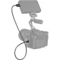 SmallRig ultraplonas 4K HDMI kabelis (Micro HDMI į HDMI) 100 cm, prijungtas prie DSLR kameros ir išorinio monitoriaus vaizdo įrašymui ir tiesioginiam stebėjimui