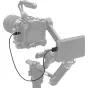 SmallRig 3042 ultraplonas 4K HDMI Micro į HDMI kabelis (100 cm), prijungtas prie kameros ir monitoriaus profesionalioje vaizdo įrangoje