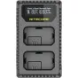 Chargers for Camera Batteries - Nitecore USN1 Compacte Dubbel Lader voor Sony NP-FW50 met indicator + USB - quick order from manufacturer