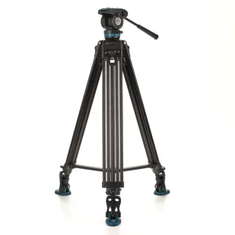 Video Tripods - Benro KH26PC Video Tripod with Head, 6,8kg Payload, Continuous Pan Drag, Anti-Ro - buy today in Master Foto store and with delivery