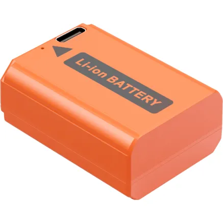 SMALLRIG 4965 NP-FW50 USB-C RECHARGEABLE CAMERA BATTERY ORANGE 4965