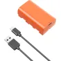 Camera Batteries - SMALLRIG 4971 NP-F550 USB-C RECHARGEABLE CAMERA BATTERY ORANGE 4971 - quick order from manufacturer