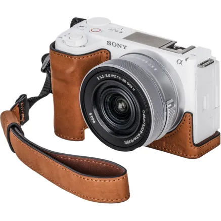 SmallRig 4889 Leather Case Kit for Sony ZV E10 II (Brown)