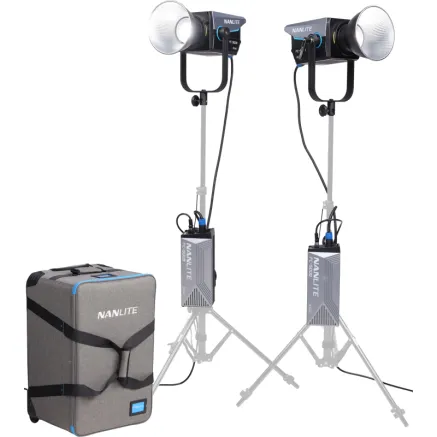 NANLITE FC-500B 2-LIGHT TROLLEY CASE KIT 02-008 2KIT-ST