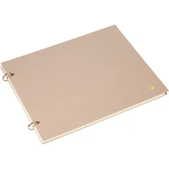 New products - BOOKBINDERS ALBUM 270X220 PEARL LUSTRE COLUMBUS WITH GOLD HEART P129452545 - quick order from manufacturer