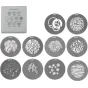 Accessories for studio lights - NANLUX NL MOUNT PROJECTION ATTACHMENT GOBO SET2 AS-GB-A-SET2 - quick order from manufacturer