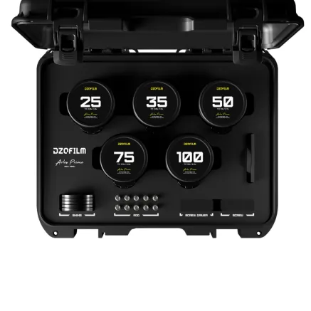 DZOFILM Arles 5-Lens Kit for PL (25/35/50/75/100mm T1.4)