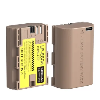 Camera Batteries - Ulanzi Canon LP-E6NH Type Lithium Ion Battery With USB-C Charging Port (2400mAh) 3284 - quick order from manufacturer