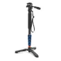New products - 3 Legged Thing Punks Taylor 2.0 Monopod Kit w/wrist strap & DOCZ2 Foot Stabilizer Blk w/Blue TAYLORSKBLUE - quick order from manufacturer