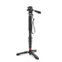 3 Legged Thing Legends Alana Monopod Metallic Slate Grey Kit w/DOCZ2 Foot Stabilizer & AH Trinity Darkness/Matte Black ALANAS...
