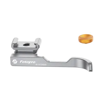 New products - Fotopro H X100VI Thumb Grip Silver H X100VI Silver - quick order from manufacturer