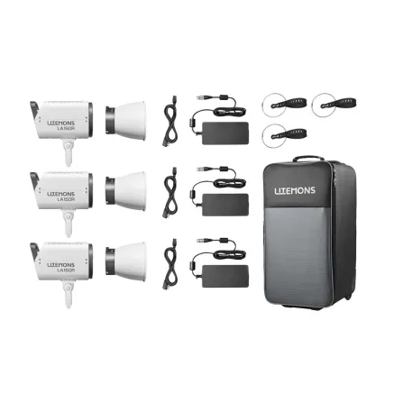 Godox Litemons LA150R RGB LED Video Light 3 light kit LA150R K3