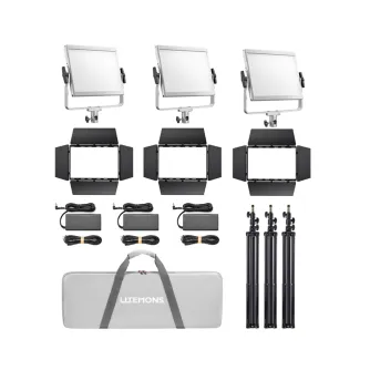 New products - Godox Litemons LP400Bi Bi color LED Light Panel 3 light kit LP400Bi K3 - quick order from manufacturer