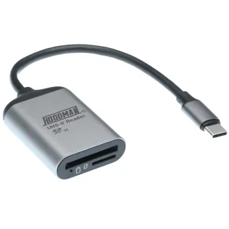 New products - Hoodman Steel SD & Micro SD UHSII enabled memory card reader USB 3.2 Gen 1 HUHS2C - quick order from manufacturer